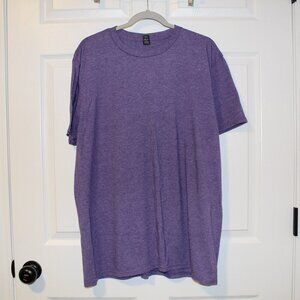 Anvil‎ Lightweight purple short sleeve plain t-shirt XL